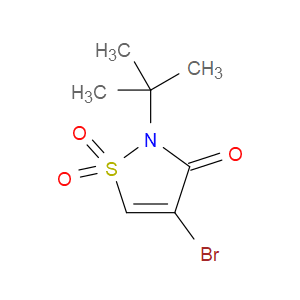 4-BROMO-2-TERT-BUTYL-1,1-DIOXO-1,2-DIHYDROISOTHIAZOL-3-ONE - Click Image to Close