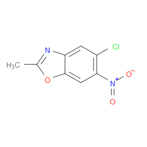 5-CHLORO-2-METHYL-6-NITRO-1,3-BENZOXAZOLE