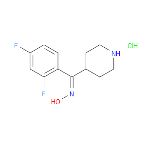2,4-DIFLUOROPHENYL-(4-PIPERIDINYL)METHANONE OXIME HYDROCHLORIDE