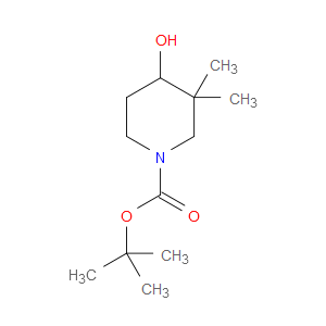 TERT-BUTYL 4-HYDROXY-3,3-DIMETHYLPIPERIDINE-1-CARBOXYLATE