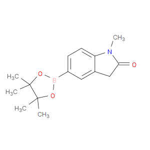 1-METHYL-5-(4,4,5,5-TETRAMETHYL-1,3,2-DIOXABOROLAN-2-YL)INDOLIN-2-ONE