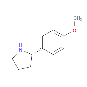 1-((2S)PYRROLIDIN-2-YL)-4-METHOXYBENZENE