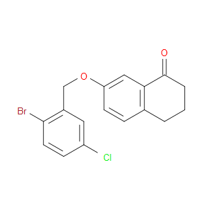7-((2-BROMO-5-CHLOROBENZYL)OXY)-3,4-DIHYDRONAPHTHALEN-1(2H)-ONE