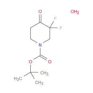 TERT-BUTYL 3,3-DIFLUORO-4-OXOPIPERIDINE-1-CARBOXYLATE HYDRATE - Click Image to Close