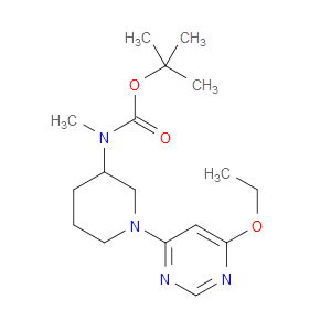 TERT-BUTYL (1-(6-ETHOXYPYRIMIDIN-4-YL)PIPERIDIN-3-YL)(METHYL)CARBAMATE