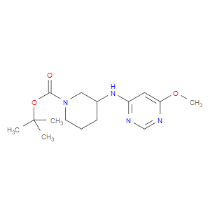TERT-BUTYL 3-((6-METHOXYPYRIMIDIN-4-YL)AMINO)PIPERIDINE-1-CARBOXYLATE