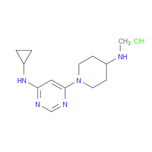 N-CYCLOPROPYL-6-(4-(METHYLAMINO)PIPERIDIN-1-YL)PYRIMIDIN-4-AMINE HYDROCHLORIDE