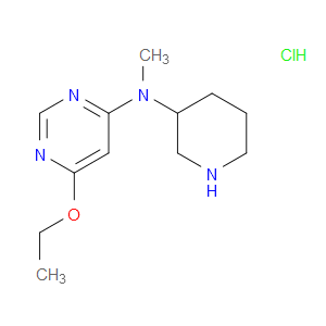 6-ETHOXY-N-METHYL-N-(PIPERIDIN-3-YL)PYRIMIDIN-4-AMINE HYDROCHLORIDE