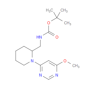 TERT-BUTYL ((1-(6-METHOXYPYRIMIDIN-4-YL)PIPERIDIN-2-YL)METHYL)CARBAMATE