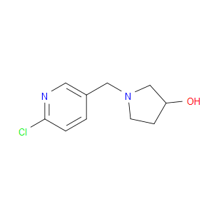 1-((6-CHLOROPYRIDIN-3-YL)METHYL)PYRROLIDIN-3-OL - Click Image to Close