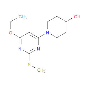 1-(6-ETHOXY-2-(METHYLTHIO)PYRIMIDIN-4-YL)PIPERIDIN-4-OL
