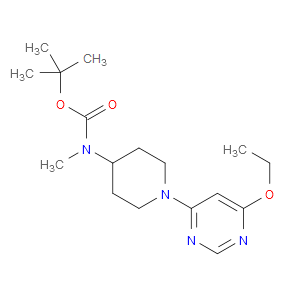 TERT-BUTYL (1-(6-ETHOXYPYRIMIDIN-4-YL)PIPERIDIN-4-YL)(METHYL)CARBAMATE