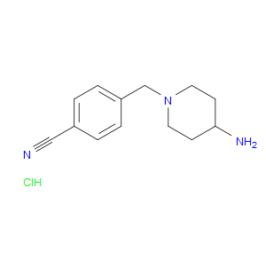 4-((4-AMINOPIPERIDIN-1-YL)METHYL)BENZONITRILE HYDROCHLORIDE - Click Image to Close
