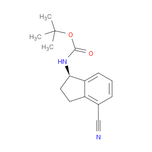(R)-TERT-BUTYL (4-CYANO-2,3-DIHYDRO-1H-INDEN-1-YL)CARBAMATE - Click Image to Close