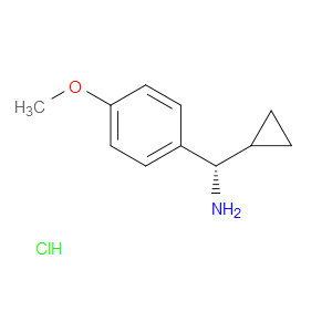 (S)-CYCLOPROPYL(4-METHOXYPHENYL)METHANAMINE HYDROCHLORIDE