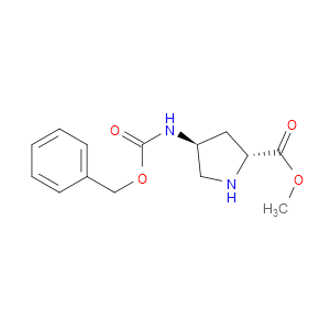 (2R,4S)-METHYL 4-(((BENZYLOXY)CARBONYL)AMINO)PYRROLIDINE-2-CARBOXYLATE - Click Image to Close