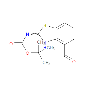 TERT-BUTYL 4-FORMYLBENZO[D]THIAZOL-2-YLCARBAMATE - Click Image to Close