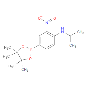 N-ISOPROPYL-2-NITRO-4-(4,4,5,5-TETRAMETHYL-1,3,2-DIOXABOROLAN-2-YL)ANILINE - Click Image to Close