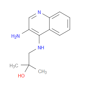 1-((3-AMINOQUINOLIN-4-YL)AMINO)-2-METHYLPROPAN-2-OL