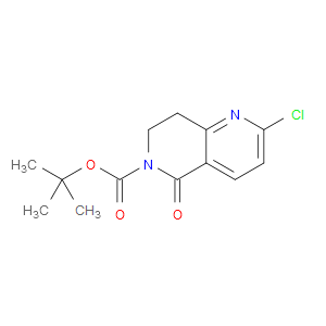 2-CHLORO-7,8-DIHYDRO-5-OXO-1,6-NAPHTHYRIDINE-6(5H)-CARBOXYLIC ACID 1,1-DIMETHYLETHYL ESTER - Click Image to Close
