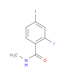 N-METHYL-2-FLUORO-4-IODOBENZAMIDE