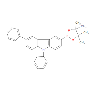 3,9-DIPHENYL-6-(4,4,5,5-TETRAMETHYL-1,3,2-DIOXABOROLAN-2-YL)-9H-CARBAZOLE - Click Image to Close