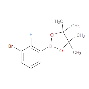 2-(3-BROMO-2-FLUOROPHENYL)-4,4,5,5-TETRAMETHYL-1,3,2-DIOXABOROLANE - Click Image to Close