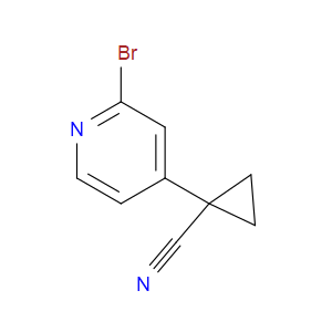 1-(2-BROMOPYRIDIN-4-YL)CYCLOPROPANECARBONITRILE