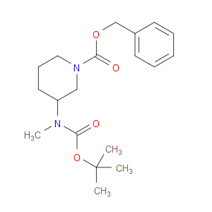 BENZYL 3-((TERT-BUTOXYCARBONYL)(METHYL)AMINO)PIPERIDINE-1-CARBOXYLATE - Click Image to Close