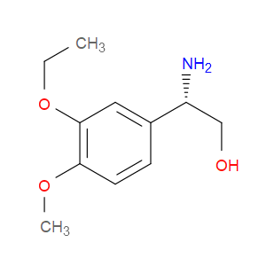 (S)-2-AMINO-2-(3-ETHOXY-4-METHOXYPHENYL)ETHANOL