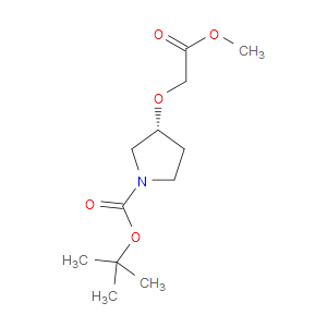 TERT-BUTYL (R)-3-(2-METHOXY-2-OXOETHOXY)PYRROLIDINE-1-CARBOXYLATE