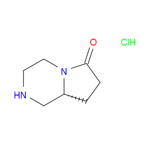(8AR)-OCTAHYDROPYRROLO[1,2-A]PIPERAZIN-6-ONE HYDROCHLORIDE