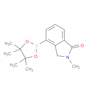 2-METHYL-4-(4,4,5,5-TETRAMETHYL-1,3,2-DIOXABOROLAN-2-YL)ISOINDOLIN-1-ONE