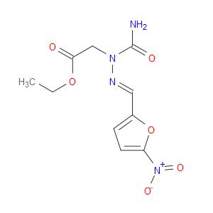 (E)-ETHYL 2-(1-CARBAMOYL-2-((5-NITROFURAN-2-YL)METHYLENE)HYDRAZINYL)ACETATE