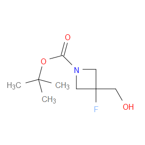 TERT-BUTYL 3-FLUORO-3-(HYDROXYMETHYL)AZETIDINE-1-CARBOXYLATE