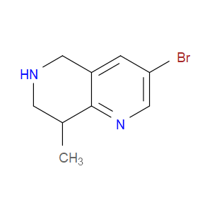 3-BROMO-8-METHYL-5,6,7,8-TETRAHYDRO-1,6-NAPHTHYRIDINE