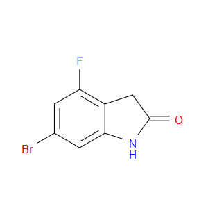 6-BROMO-4-FLUOROINDOLIN-2-ONE