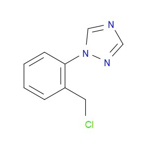 1-(2-(CHLOROMETHYL)PHENYL)-1H-1,2,4-TRIAZOLE - Click Image to Close