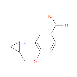 4-(CYCLOPROPYLMETHOXY)-3-FLUOROBENZOIC ACID