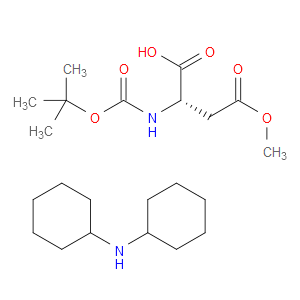 DICYCLOHEXYLAMINE (S)-2-((TERT-BUTOXYCARBONYL)AMINO)-4-METHOXY-4-OXOBUTANOATE