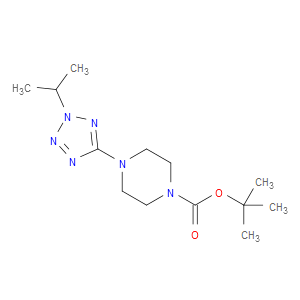 TERT-BUTYL 4-(2-ISOPROPYL-2H-TETRAZOL-5-YL)PIPERAZINE-1-CARBOXYLATE - Click Image to Close