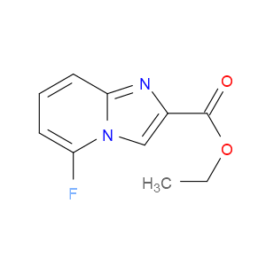 ETHYL 5-FLUOROIMIDAZO[1,2-A]PYRIDINE-2-CARBOXYLATE