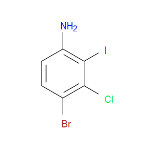 4-BROMO-3-CHLORO-2-IODOANILINE