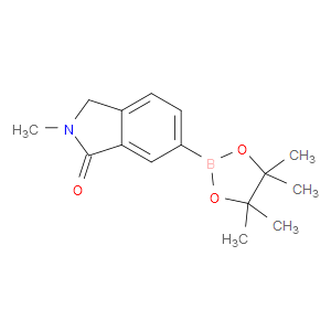 2-METHYL-6-(4,4,5,5-TETRAMETHYL-1,3,2-DIOXABOROLAN-2-YL)ISOINDOLIN-1-ONE - Click Image to Close