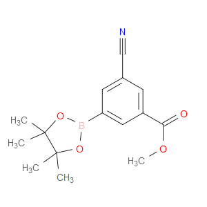 METHYL 3-CYANO-5-(4,4,5,5-TETRAMETHYL-1,3,2-DIOXABOROLAN-2-YL)BENZOATE - Click Image to Close