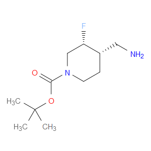 (3S,4R)-REL-1-BOC-4-AMINOMETHYL-3-FLUOROPIPERIDINE