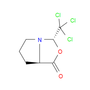 (3S)-TRICHLOROMETHYL-CIS-TETRAHYDROPYRROLO[1,2-C]OXAZOL-1-ONE