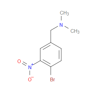 N,N-DIMETHYL 4-BROMO-3-NITROBENZYLAMINE