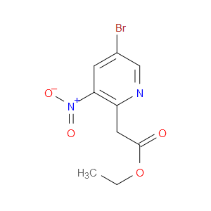 ETHYL 2-(5-BROMO-3-NITROPYRIDIN-2-YL)ACETATE - Click Image to Close
