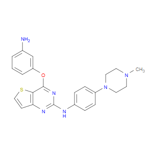 4-(3-AMINOPHENOXY)-N-(4-(4-METHYLPIPERAZIN-1-YL)PHENYL)THIENO[3,2-D]PYRIMIDIN-2-AMINE - Click Image to Close